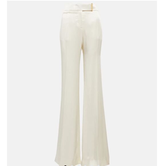 Tom Ford Women's Wide-Leg Satin Pants NWT Size 46 $1320 - Picture 3 of 7